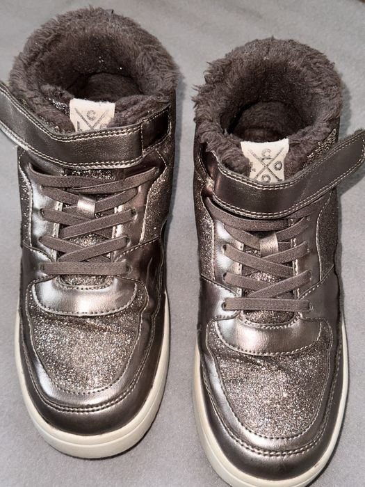 Утеплені дівчачі кеди