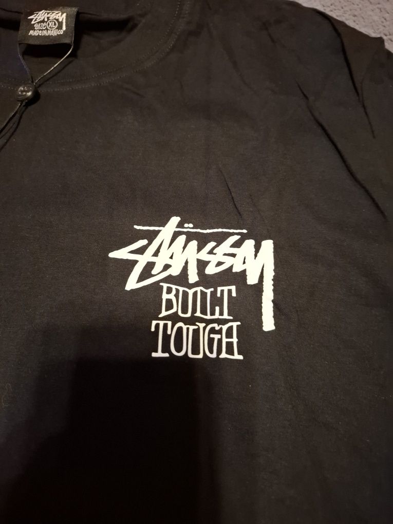Koszulka XL czarna z misiem firmy Stussy