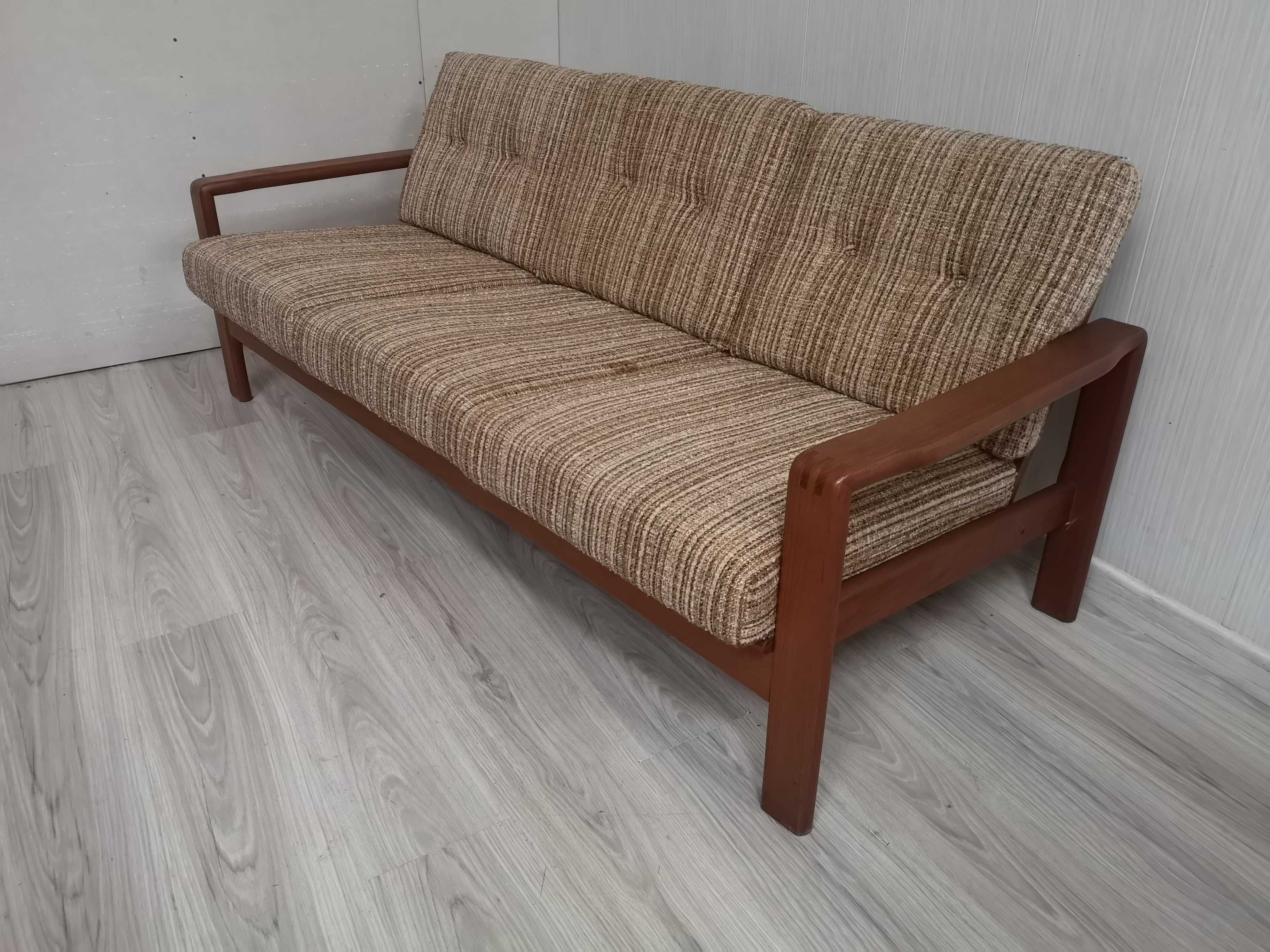 Sofa DANIA 3 OSOBOWA trójka duńska mid century lata60 70 retro vintage