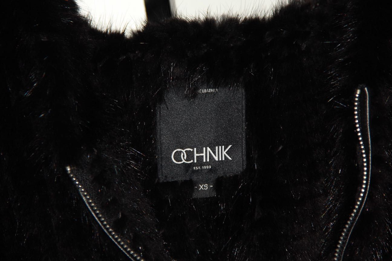 ochnik kamizelka futrzana futro norki norek futerko czarna xs s 34 36