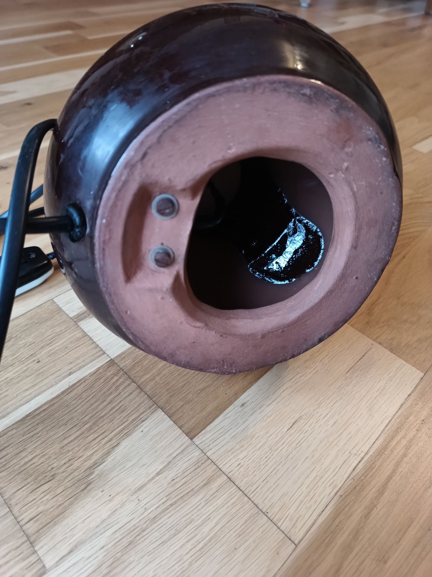 Lampa ceramika Łysa Góra Mirostowice Mysłakowice PRL