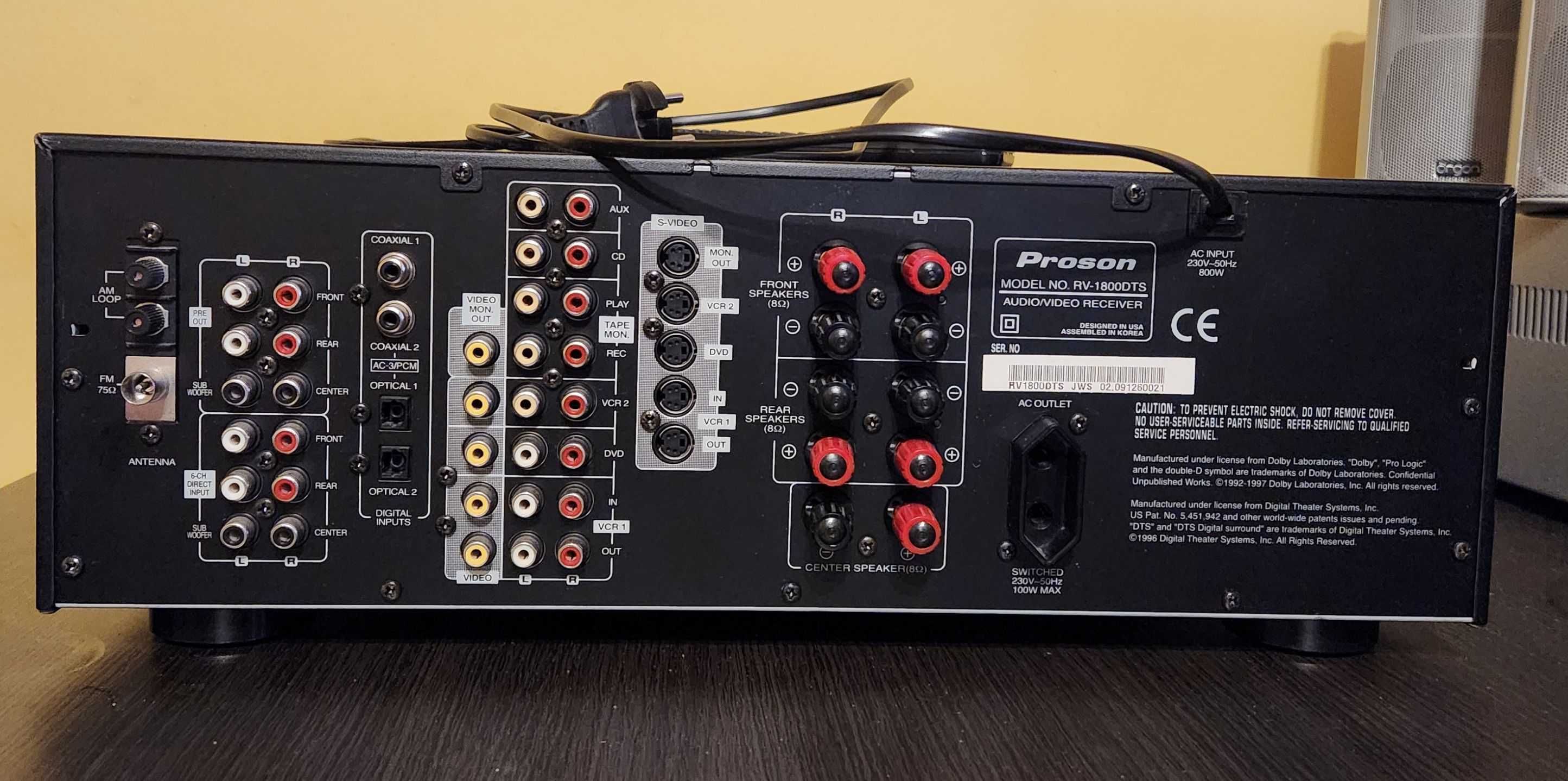 PROSON RV-1800 DTS Amplituner