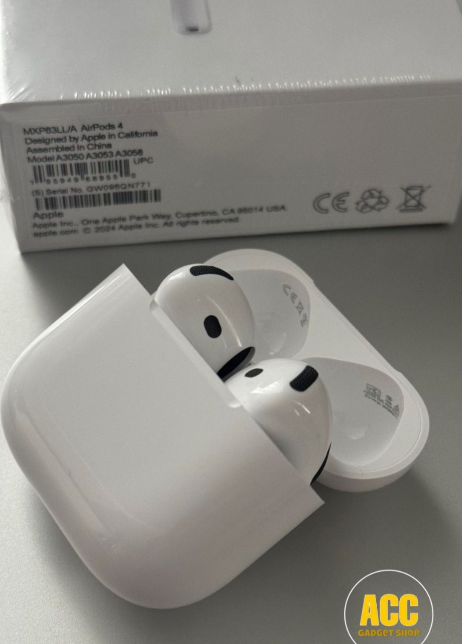 Найновіші навушники apple airPods 4 lux якості