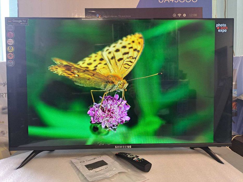 Телевизор SAMSUNG 56" 4K Google TV Smart TV безрамковий телевізор 2024