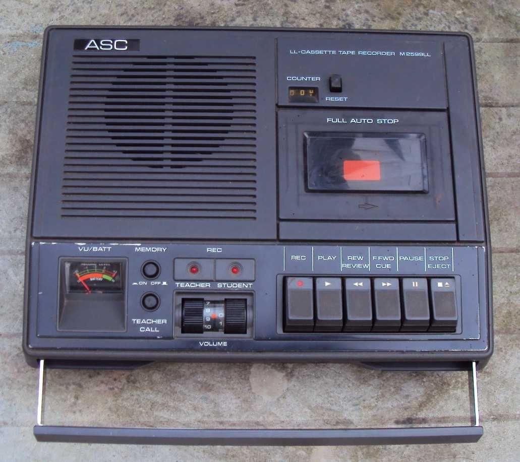 ASC D8759 винтажный кассетный магнитофон/ не sanyo и не sharp
