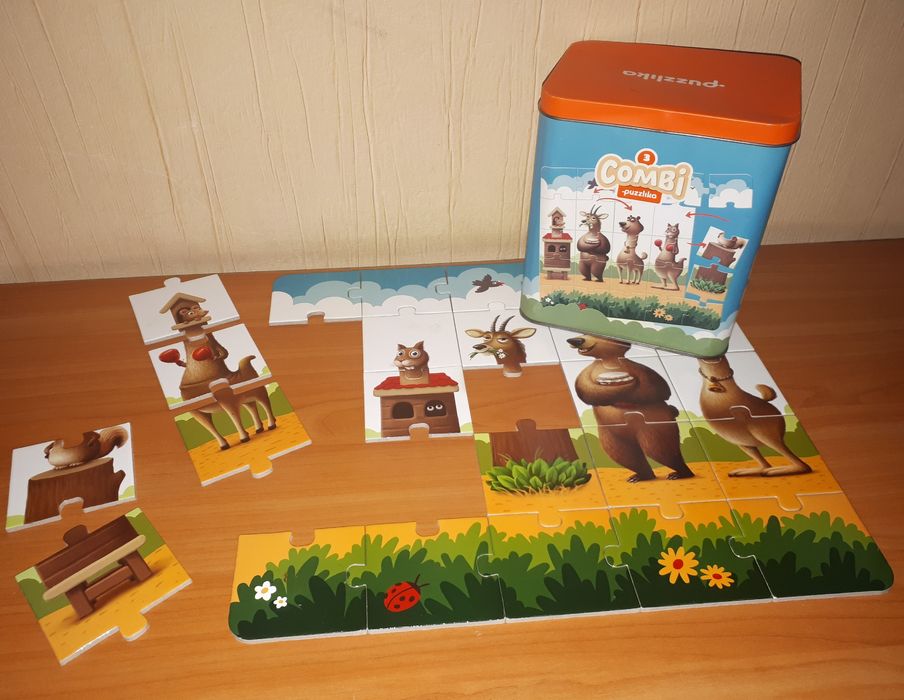 Паперові пазли "Combi 3. Puzzlika". 25 деталей