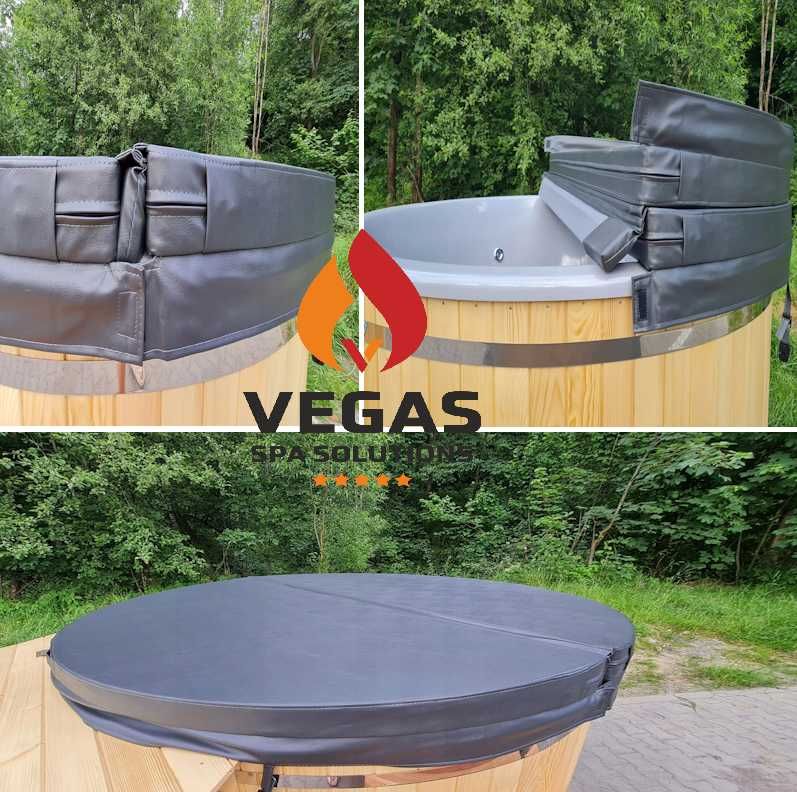Pokrywa termiczna do balii jacuzzi  OKRĄGŁA RÓŻNE KOLORY 10cm PREMIUM
