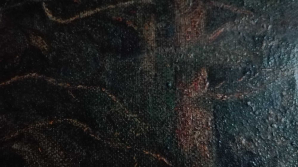 Художник К.Туцевич Пейзаж с деревьями РИ н.ХХвека