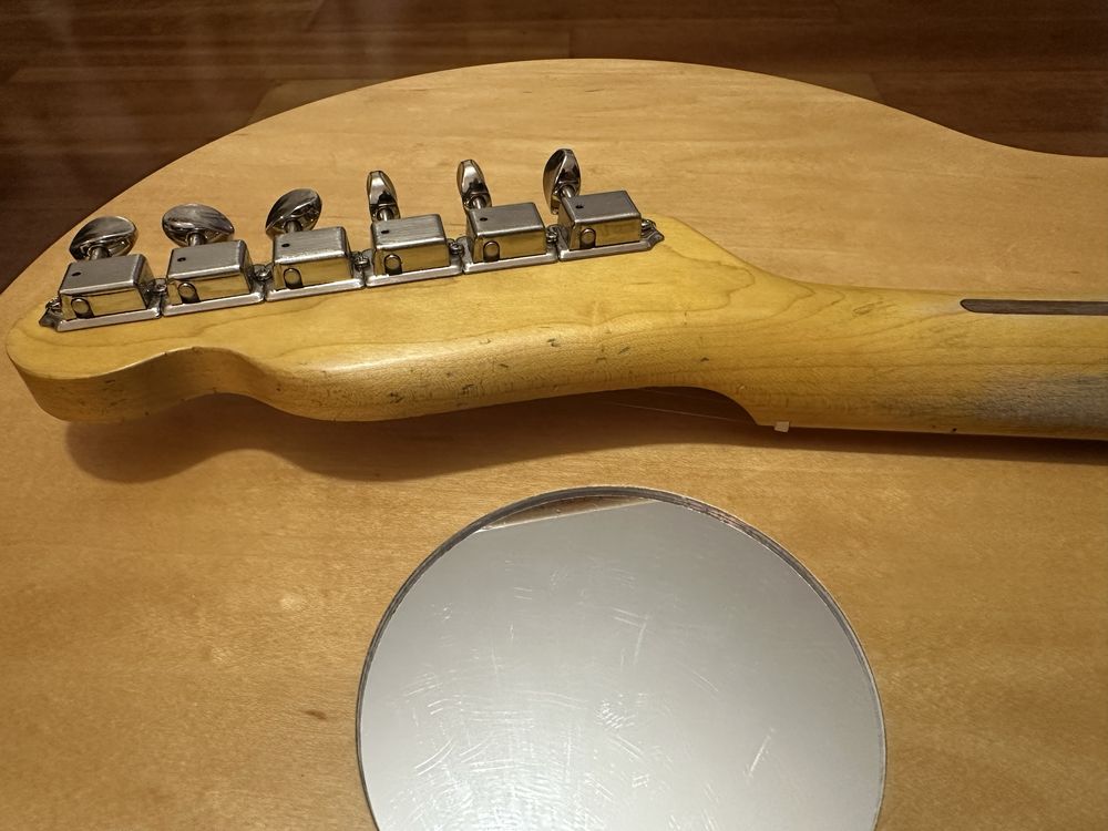 Custom relic Telecaster Tahiti coral
