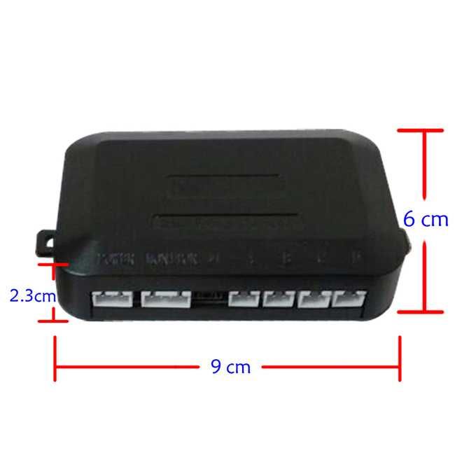 Kit estacionamento c/ Display LED- Sensores de parqueamento Universais