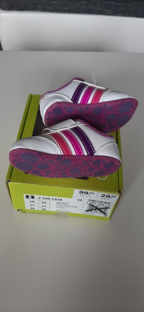 Buciki Adidas niechodki r. 17