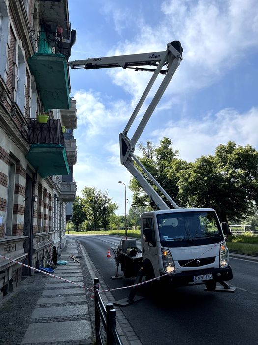 Wynajem Podnośnik koszowy 24m zwyżka Wrocław 576.533.538