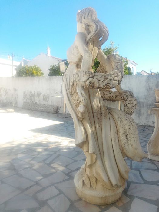 Estátua de concreto