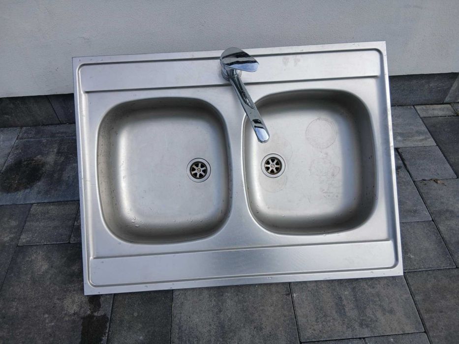 zlewozmywak franke gastronomiczny 80x60x15 stal nierdzewna