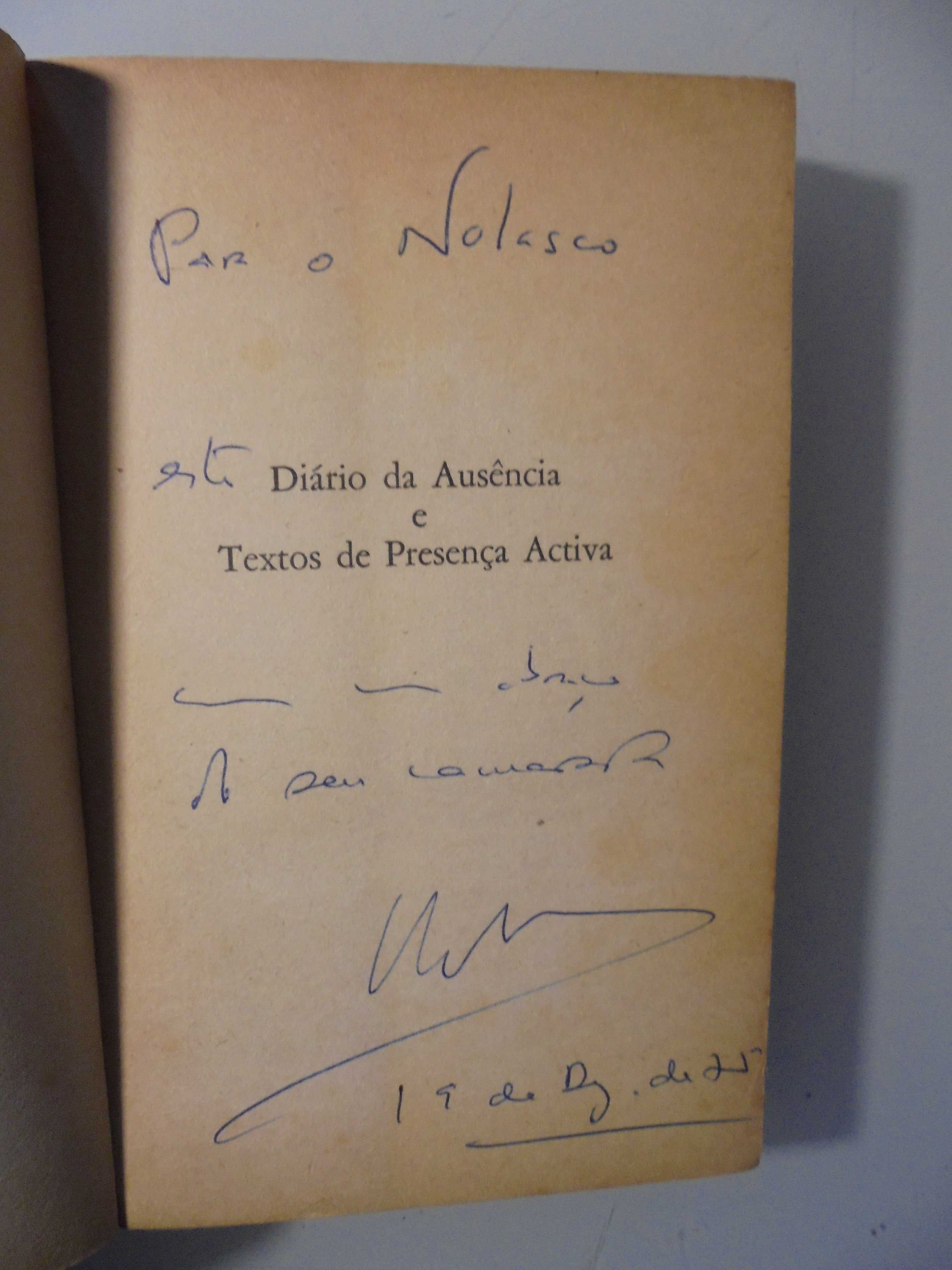 Rodrigues (Urbano Tavares);Diário de Ausência-Textos de Presença