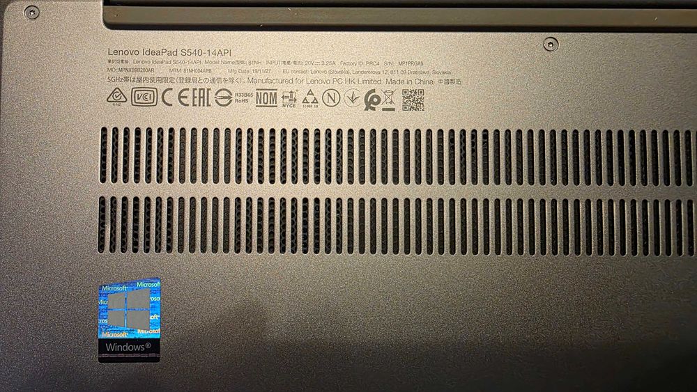 Laptop Lenovo IdeaPad S540-14API