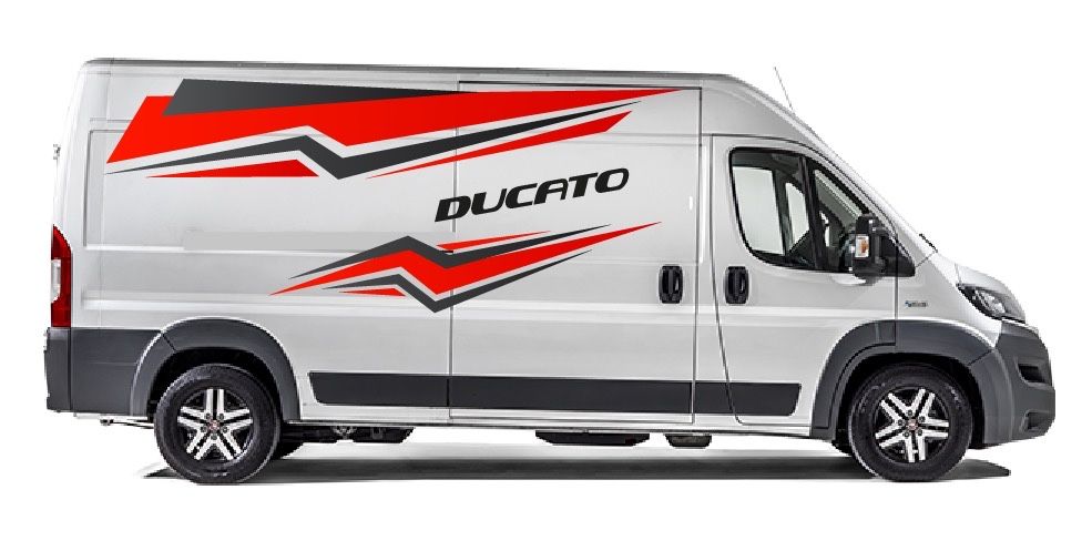 Zestaw naklejek Ducato Jumper Boxer Vivaro Trafic t4 t5 multivan lt