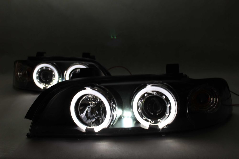 Lampy reflektory przednie przód BMW E39 95-03 RINGI LED ANGEL EYES