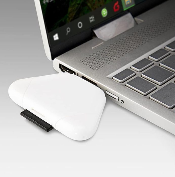 Czytnik kart pamięci 3 w 1 SD/TF APPLE+USB+USB-C+Micro USB