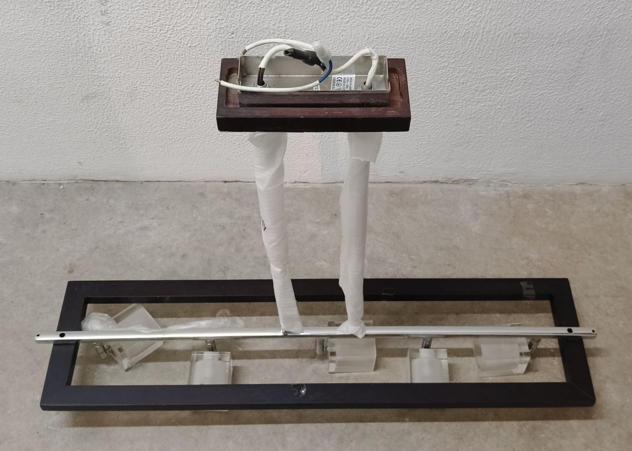 Candeeiro de tecto moderno castanho