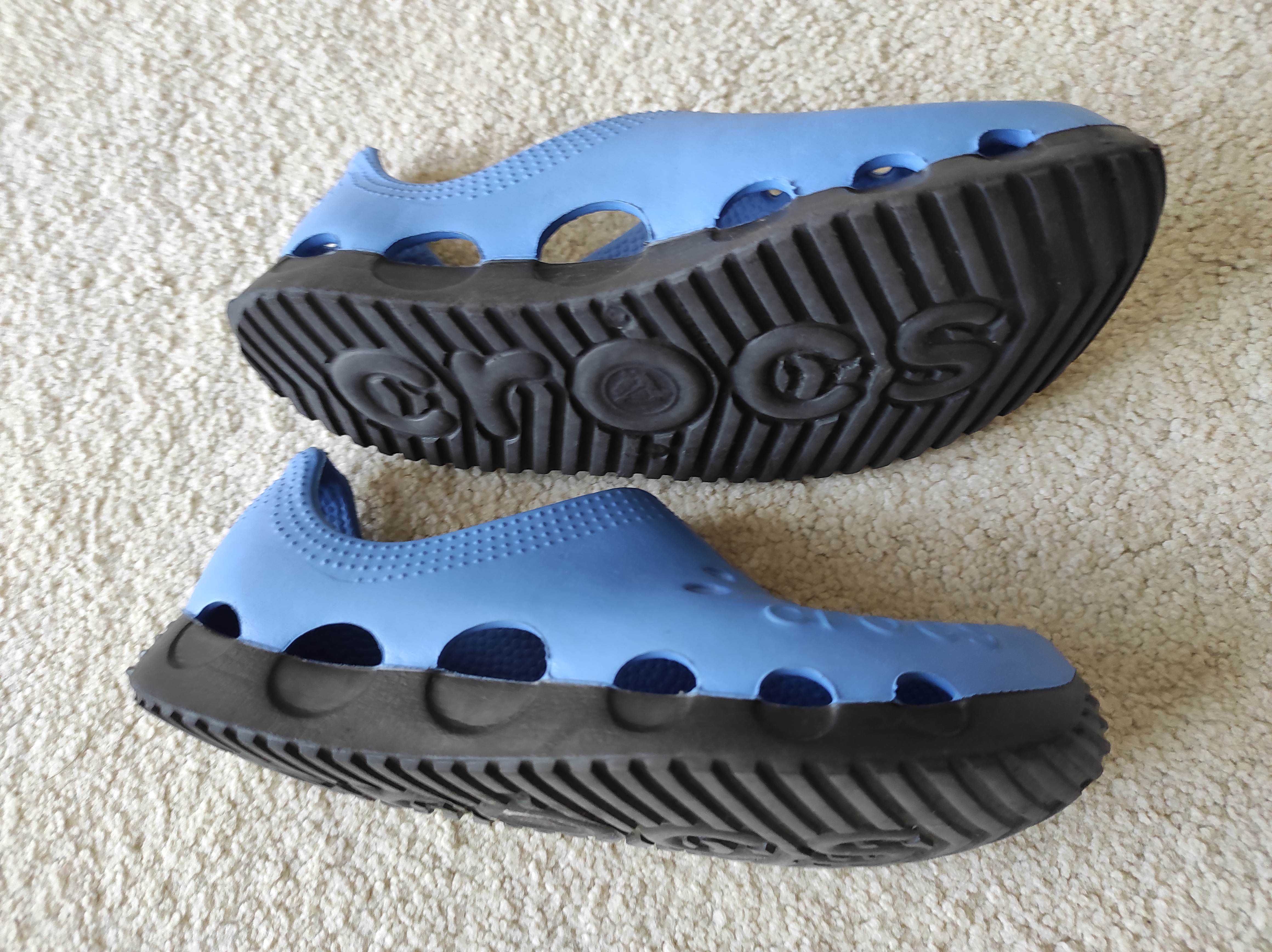 Buty dla dziecka CROCS lato woda bezpieczne niebieskie J2 rozm 34-35