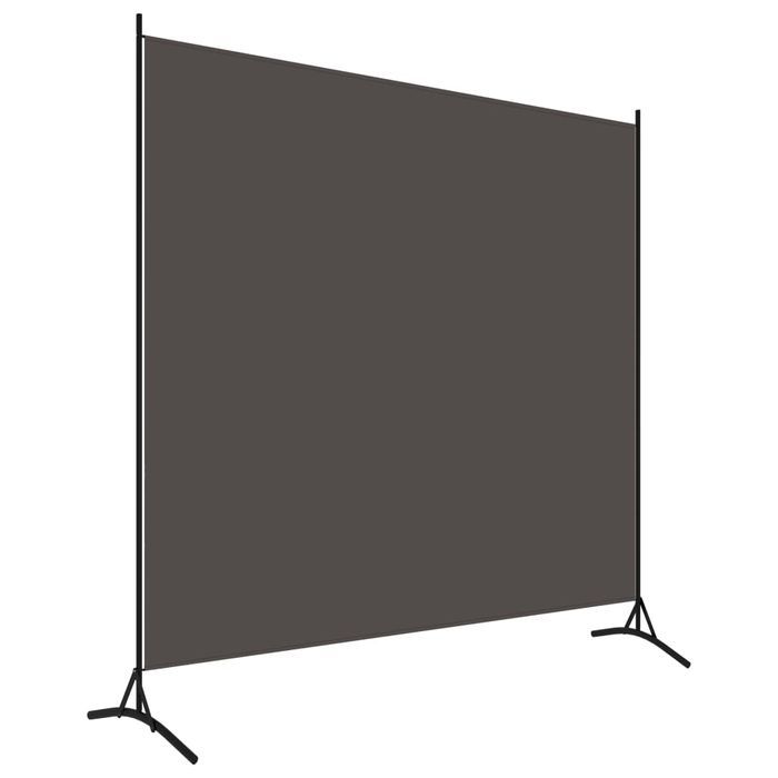 Parawan 1-Panelowy, Antracytowy, 175 X 180 Cm