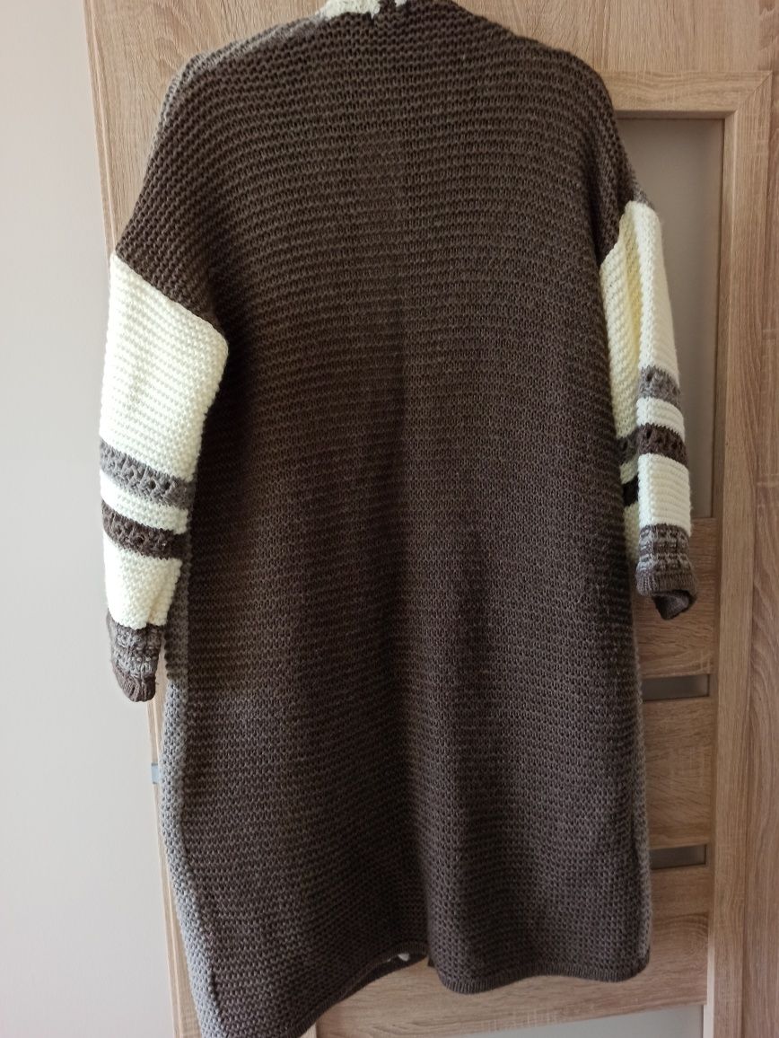Długi sweter - kardigan