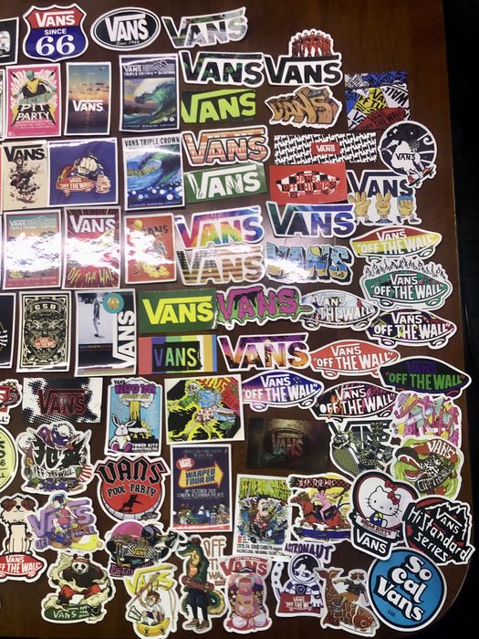 Pack 100 Stickers Vans