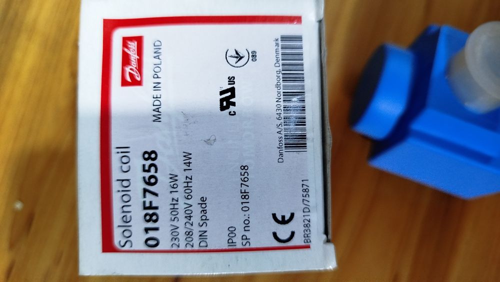 Solenoid coil 230V 50Hz 16W (3 UDS)