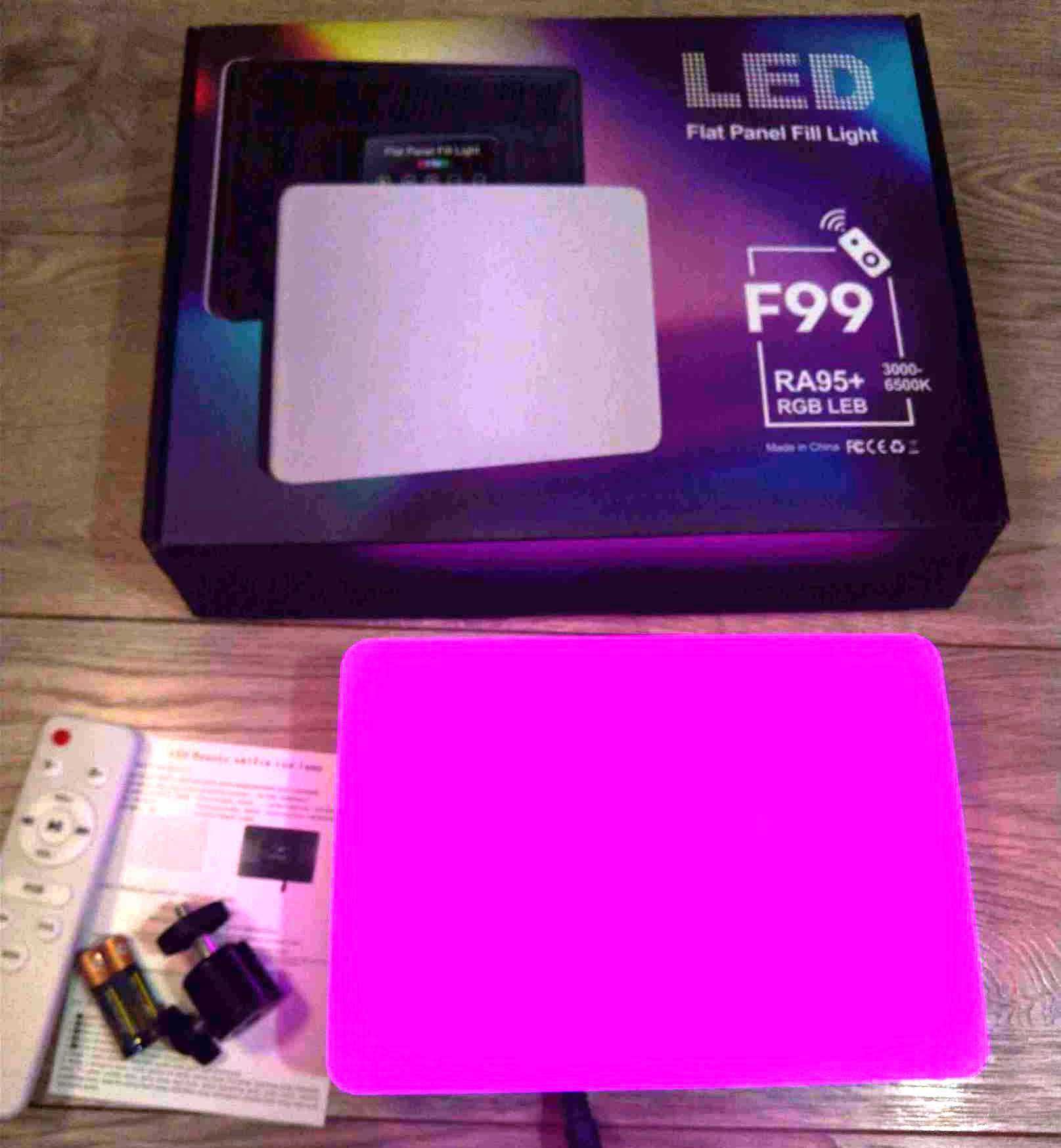 Led Rgb лампа для фото відео F99 24В 40Вт пульт ду