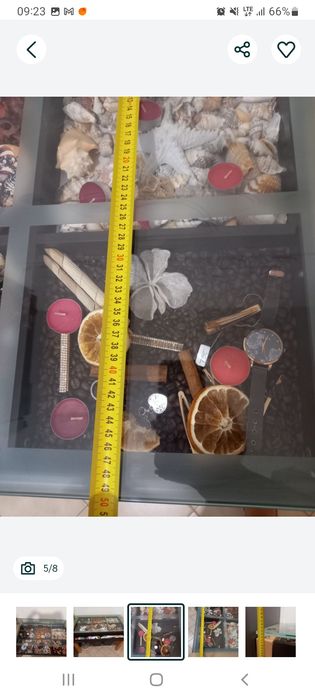 Ława stół szkło szuflady