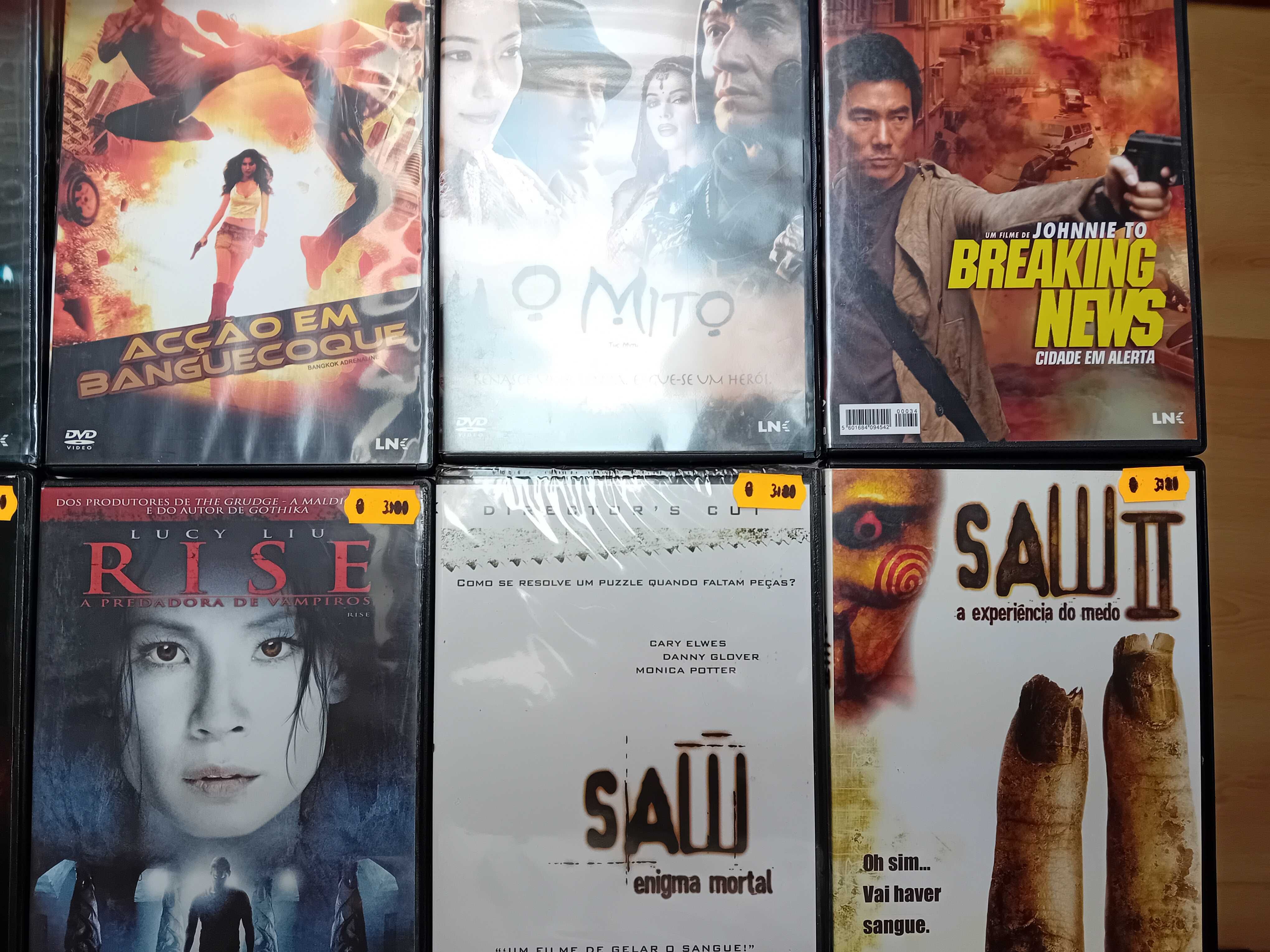 Filmes em Dvd Low Cost 3 LNK Vários Géneros.
