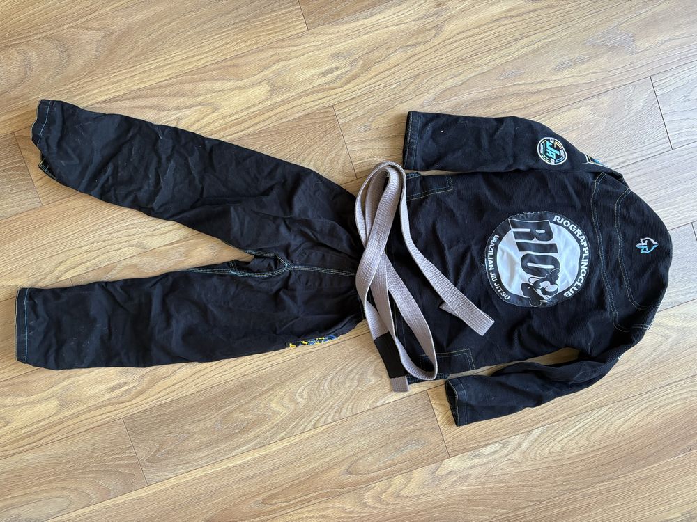 Kimono do BJJ K2 dla dzieci plus plecak GROUND GAME -