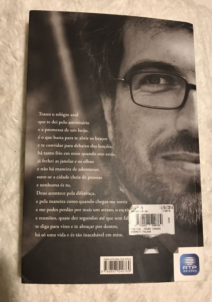 Livro “Prometo falhar” -Pedro Chagas Freitas NOVO