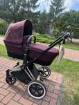 Cybex priam 3w1 bordowy
