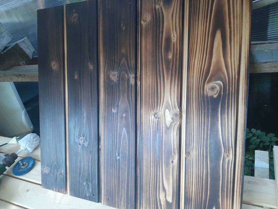 Deski elewacyjne  opalane Shou Sugi Ban