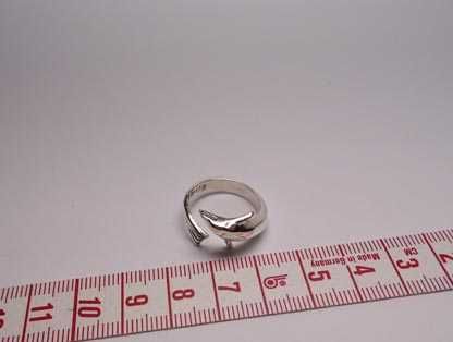 Srebrny pierścionek delfin Meksyk R.14.
