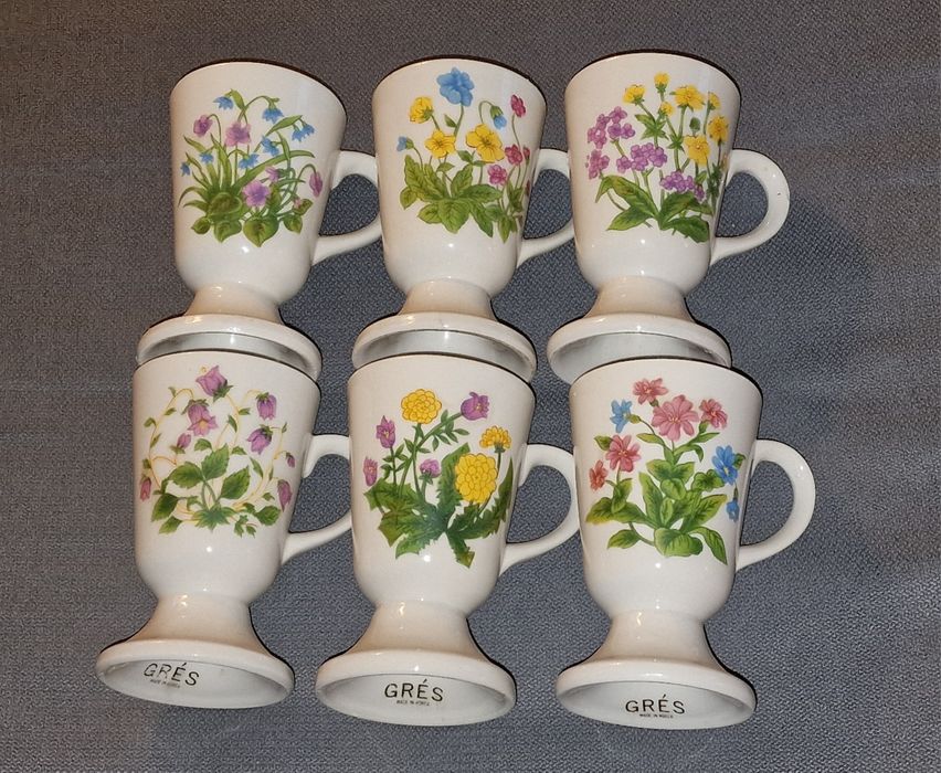 Canecas em Grés (conjunto de 6)