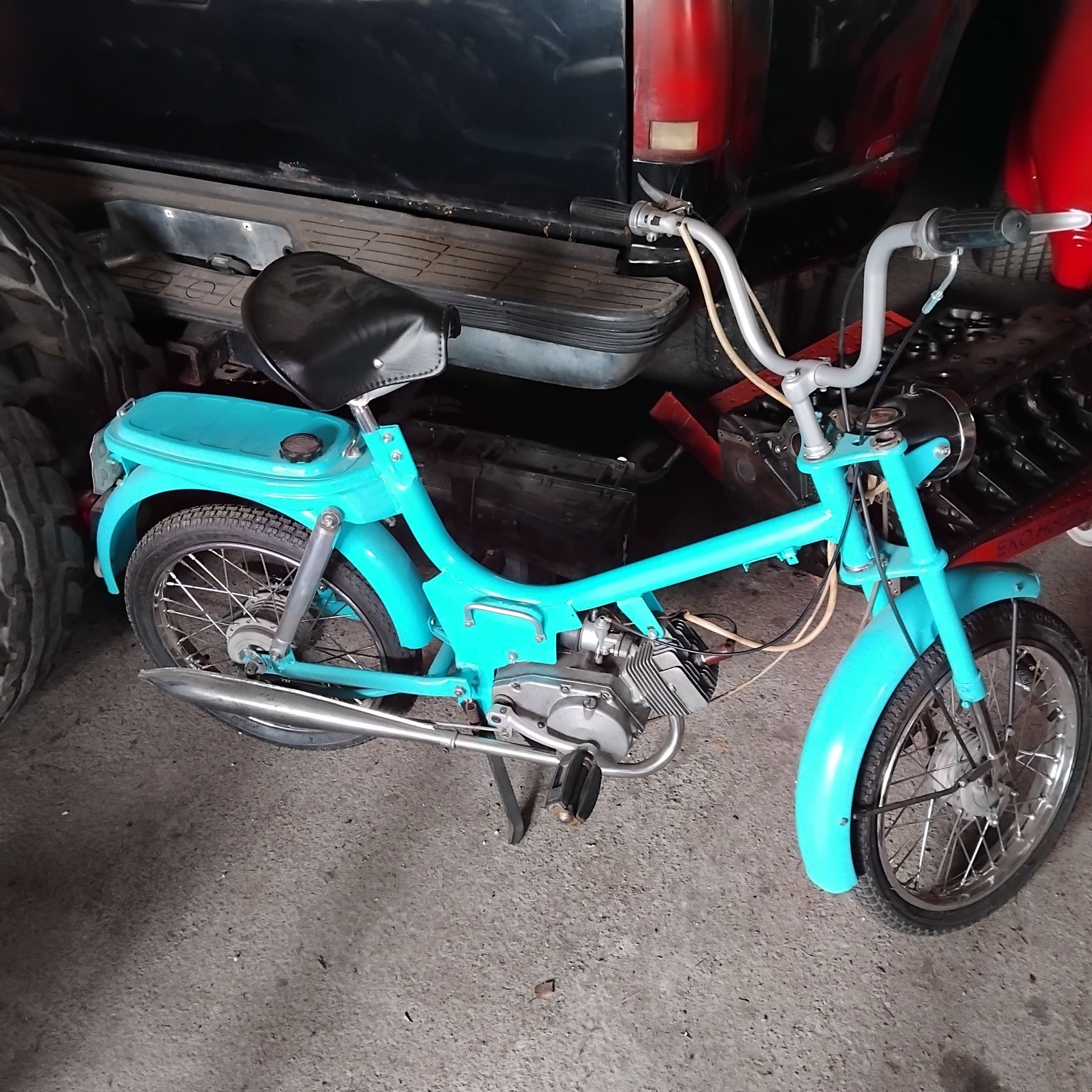 Motorower Pegaz 710 Automatic LUX Silnik 010