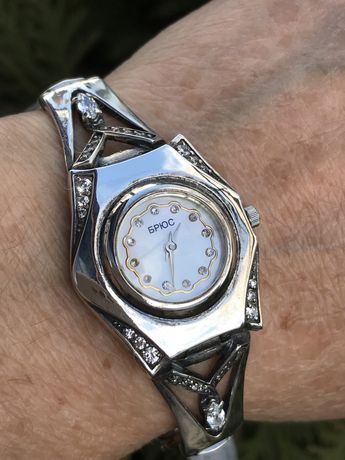 ХИТ ПРОДАЖ!!! Новые серебряные женские часы, серебро 926 проба