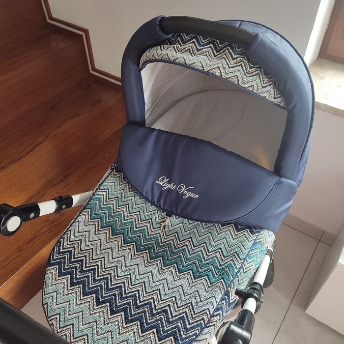 Wózek 2w1 LONEX gondola i spacerówka+akcesoria