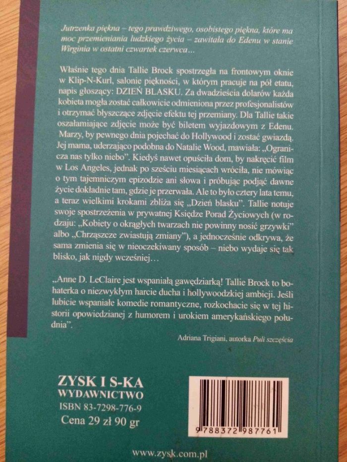 Opuszczając eden - Anne D. LeClaire