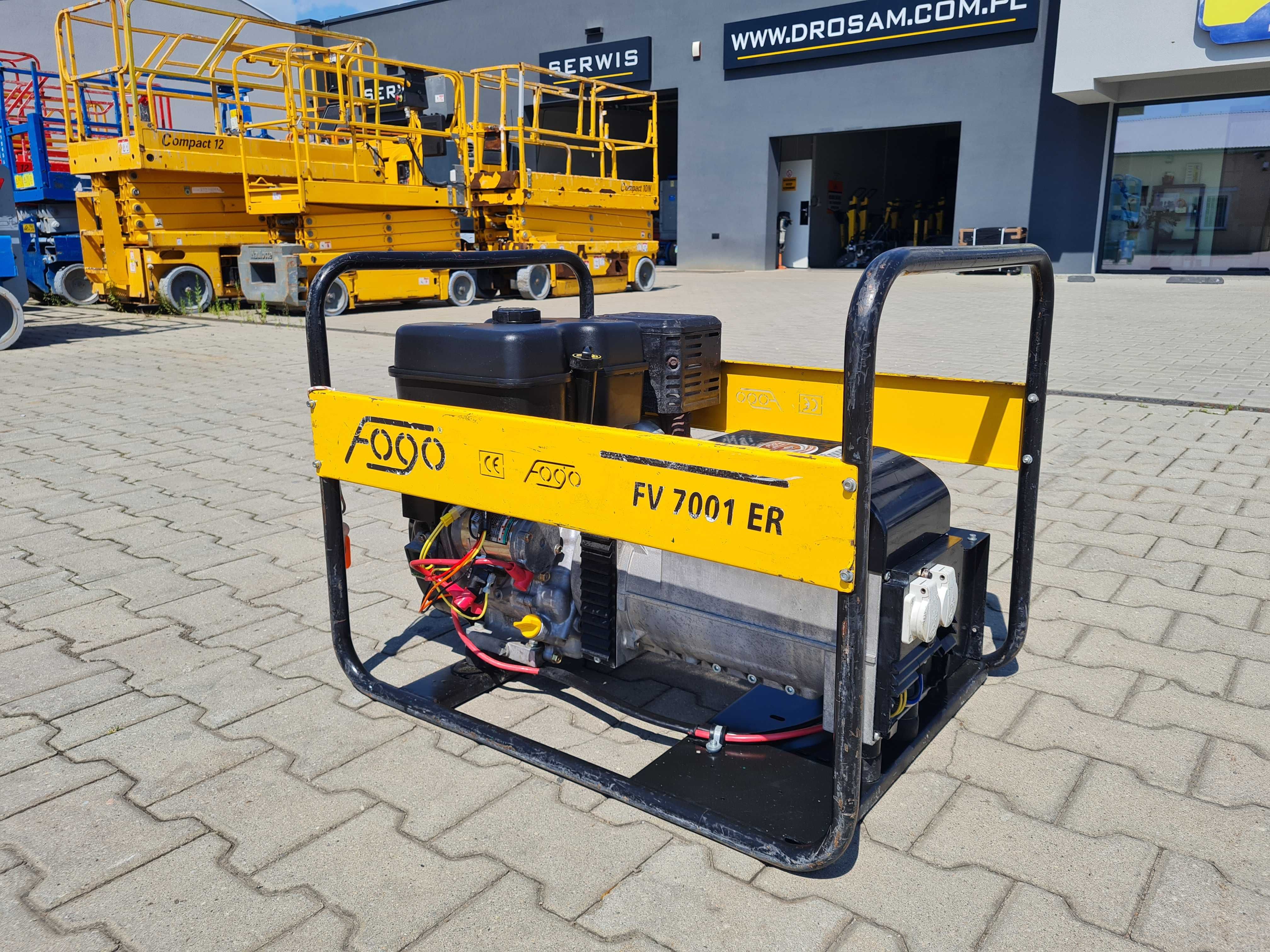Agregat Prądotwórczy Fogo FV 7001 ER 6 kVA 230V -4,8 kW z  AVR