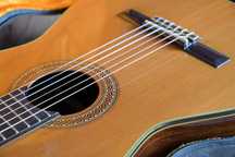 Gitara klasyczna koncertowa Abe Guitar 530 - JAPONIA lata 70, lity TOP