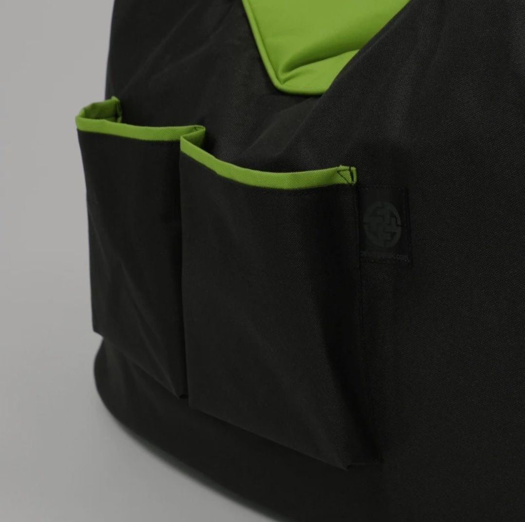 Puf, fotel gamingowy GAMEBAGOS zielony