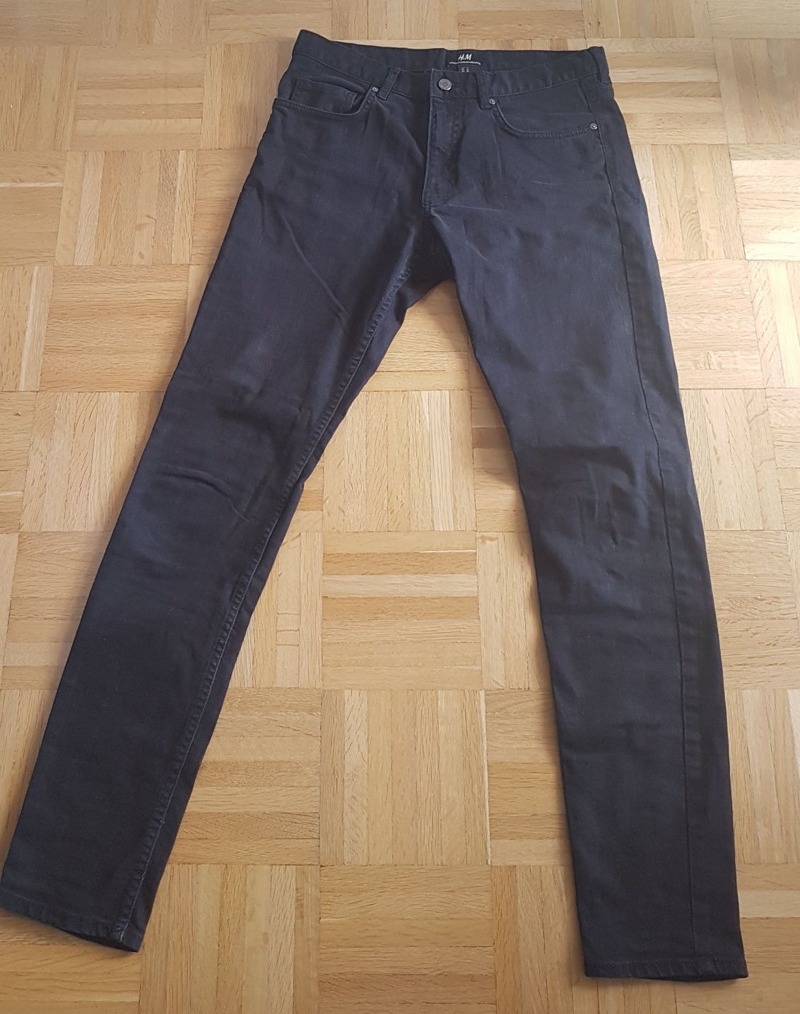 H&M spodnie jeansy r. 29 czarne