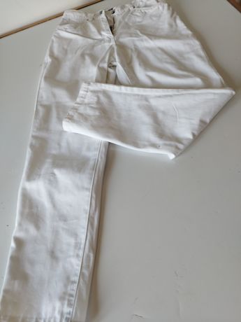 Spodnie białe jeans Esprit rozm 40