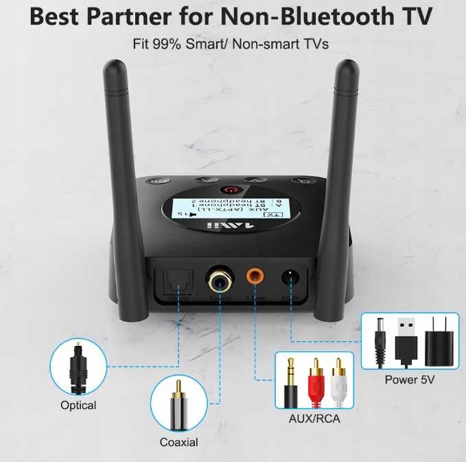 B06TX Plus Transmiter nadajnik Bluetooth 1Mii aptX