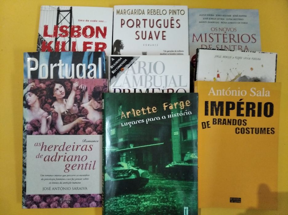 Diversos livros de autores Portuguess (Oficina do livro)