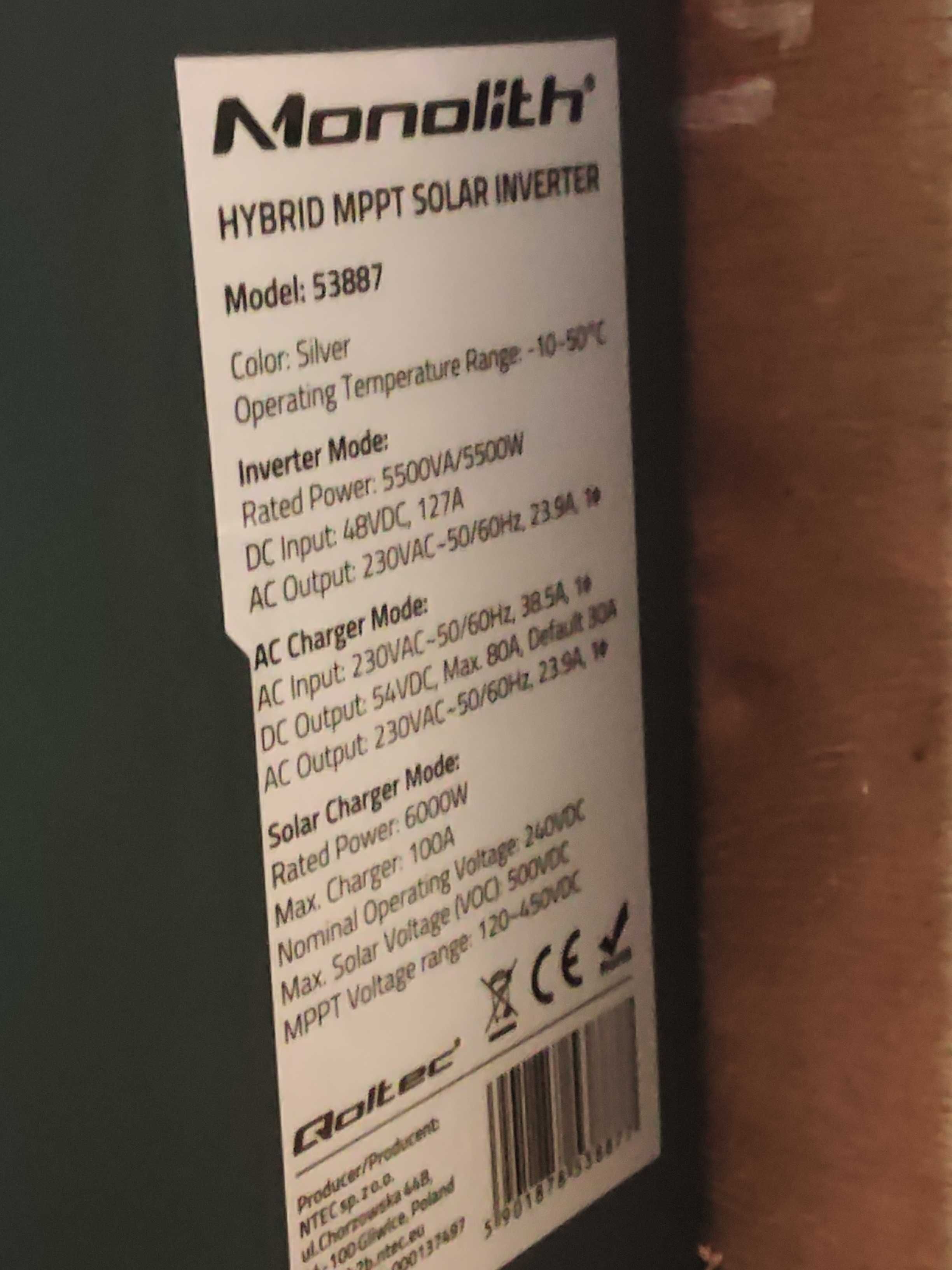 Inwerter off grid 5,5kW 48V